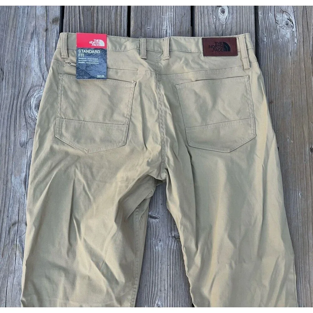 NWT! The North Face Mens 32 Regular Sprag 5 Pocket Pants Casual Outdoor Kelp Tan